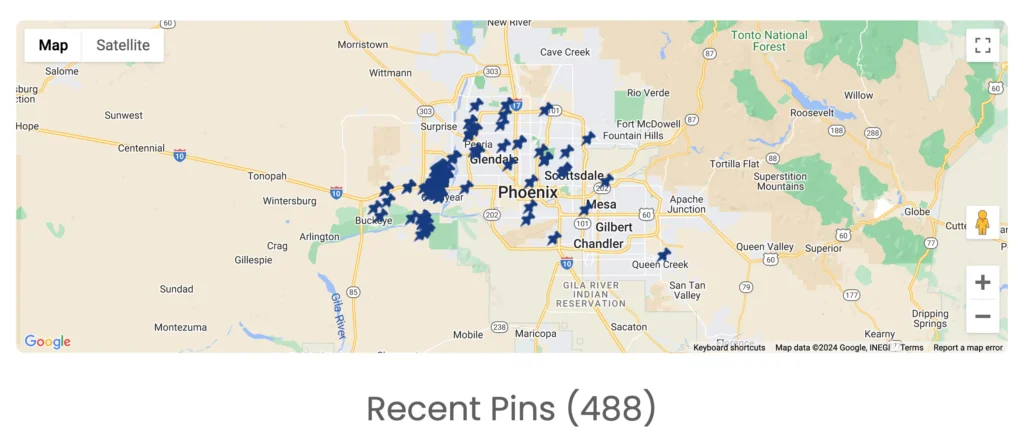 Arizona Home Services Recent Pins